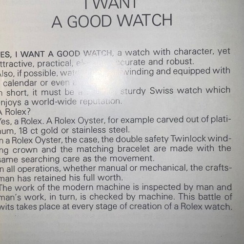 Rolex pack of used catalogs with two editions from 1980 and 2000