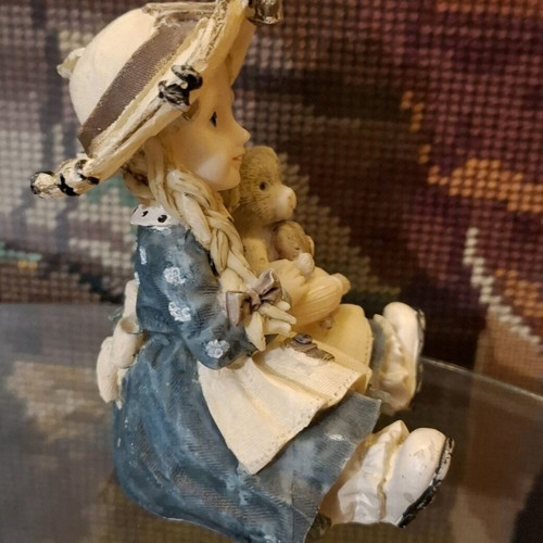 Vintage girl figure used