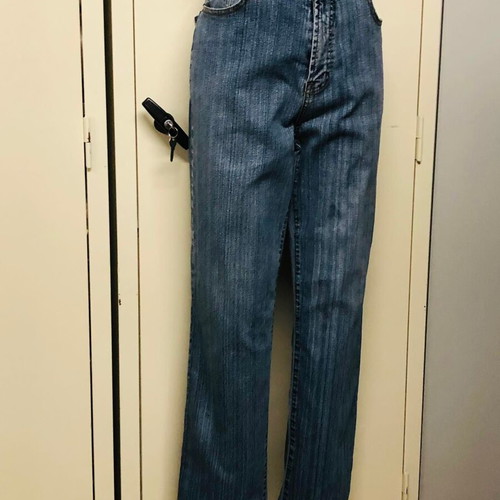 RE&X Pants used, size L, blue