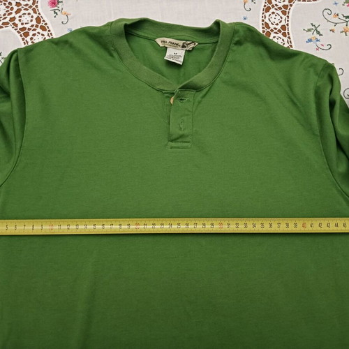 Paul Frank men's long-sleeve spring shirt medium like new, green