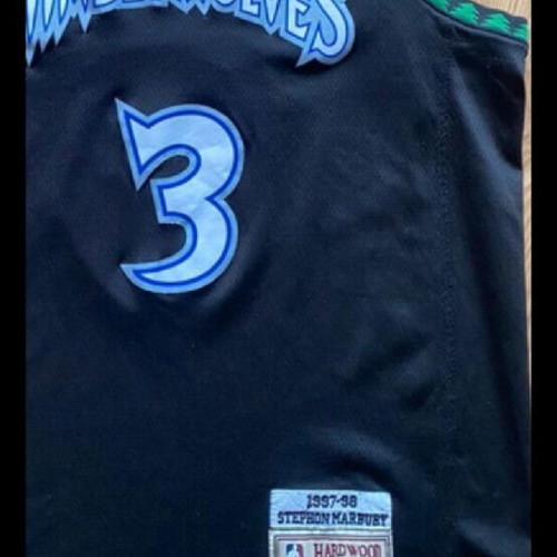 Marbury NBA Jersey Mitchell & Ness Timberwolves Medium like new