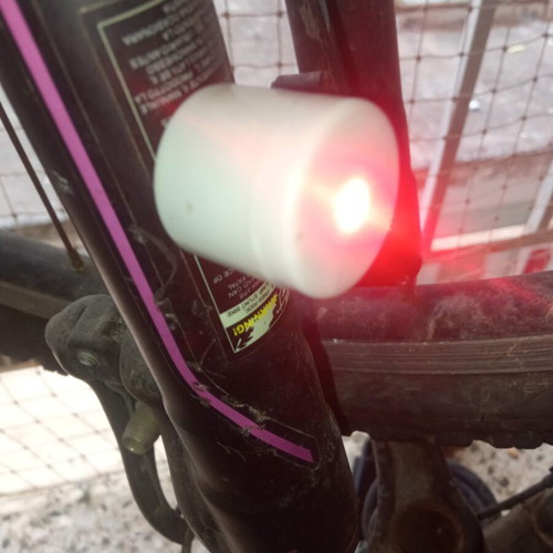 Palomar Lucetta magnetic bike lights set white and red with extra bases