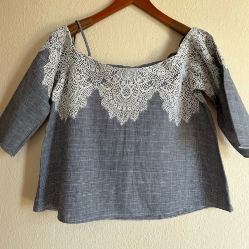 Zara cotton top like new, summer, size M