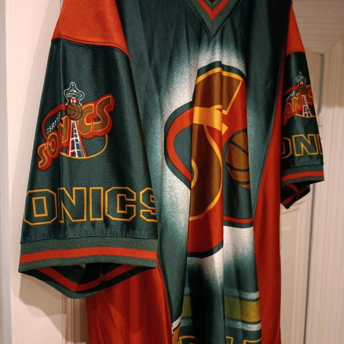 Seattle SuperSonics vintage training jersey used 90s