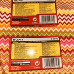 Sony HF 60 cassette tapes new, sealed pack of 2