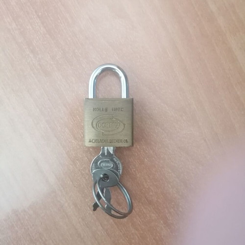 Corbin small padlock like new with 2 keys