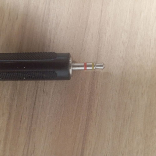Adapter Converter 3.5mm male to 6.5mm female used