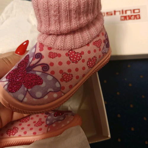 Bambi baby slippers new, anatomical, size 20, made in Spain