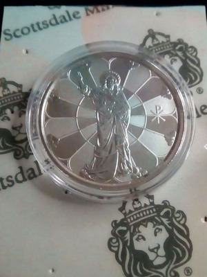Samoa 2 Tala 2022 Jesus 1oz Silver καινούργιο συλλεκτικό νόμισμα