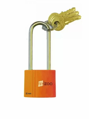 Λουκέτο Mizoo 36mm με πορτοκαλί επένδυση νέο