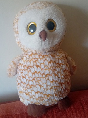 Owl plush 50cm used with slightly worn wing