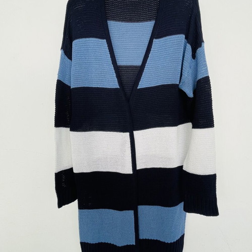 Esmara cardigan like new, size L/XL, navy blue and white