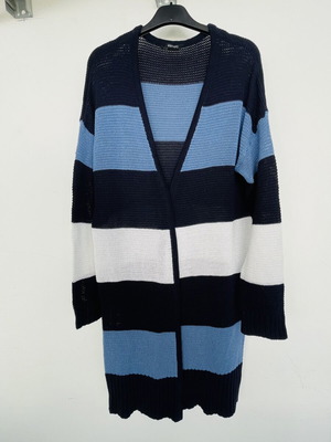Esmara cardigan like new, size L/XL, navy blue and white