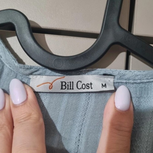 Bill Cost airy wrap dress medium like new, turquoise