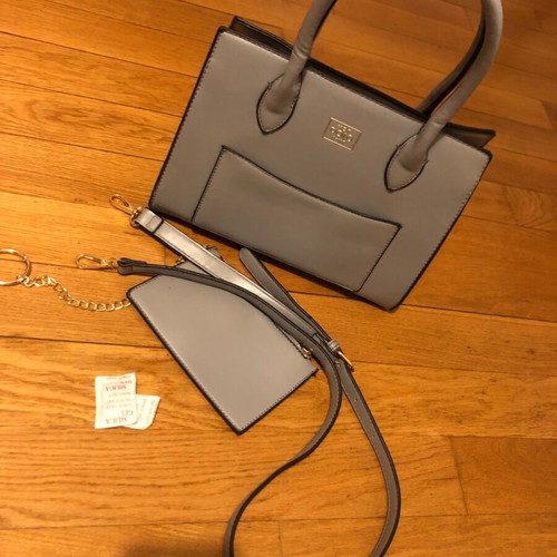 VQF Polo Line gray women's shoulder and crossbody bag like new