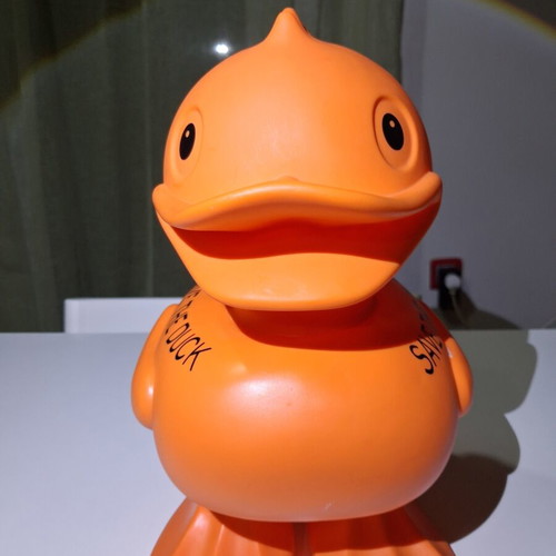 Collectible figure Save The Duck duck orange, like new