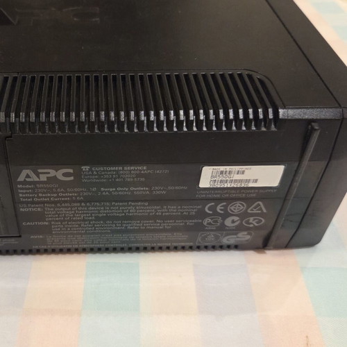APC Back-UPS Pro BR550GI 550VA with original battery, used, faulty buttons
