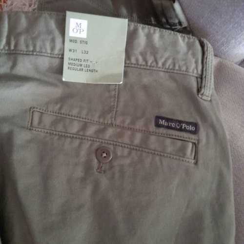 Marc O' Polo pants new khaki 31/32 shaped fit