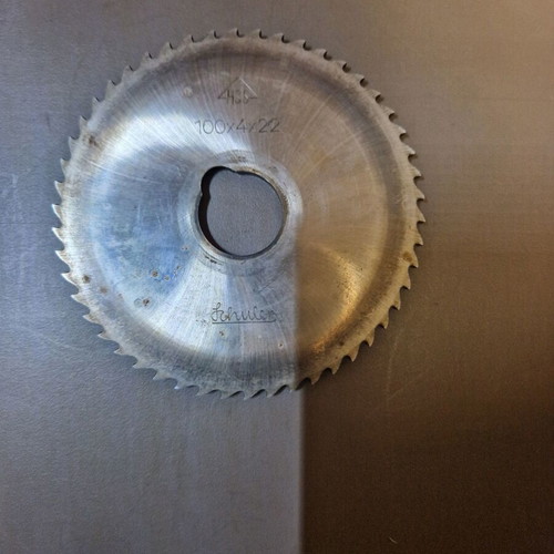 HSS cutting disc used, Φ100x4xΦ22 high-speed steel