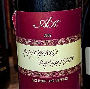 Κρασί ερυθρό 2009