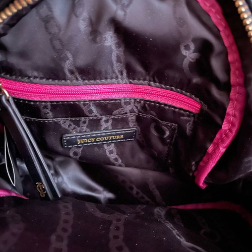 Juicy Couture mini backpack velour like new