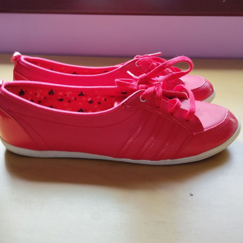 Adidas Neo red ballerina shoes size 42 like new
