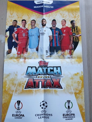 Topps Match Attax 2022-2023 poster used