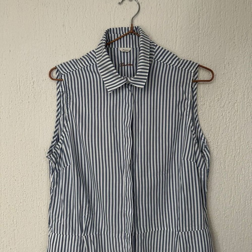 Stenstroms shirt dress with pockets, size 40, cotton