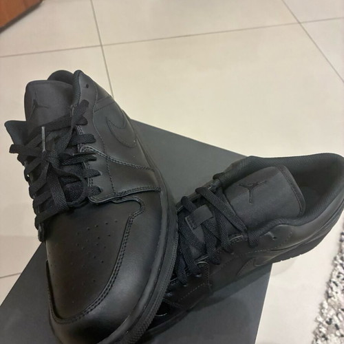 Air Jordan 1 Low sneakers size 46, new black