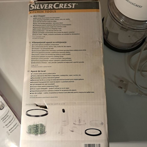 Mini Chopper SilverCrest SMZ 260 B1 new electric food processor