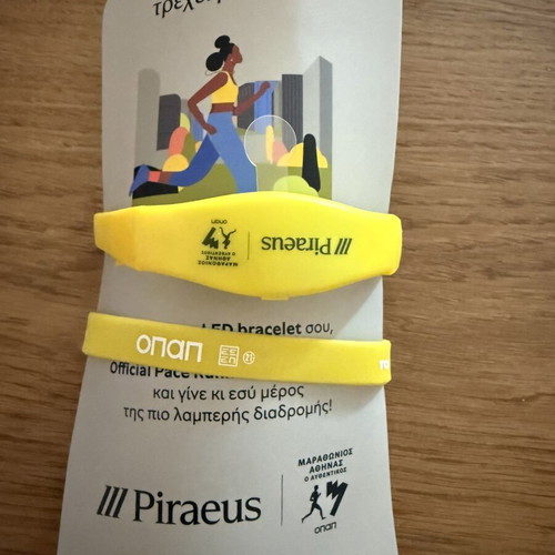 Opap and Piraeus bracelets like new