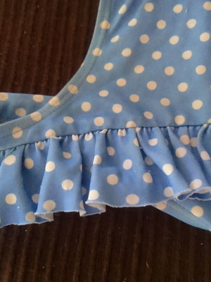 H&M Girls' One-Piece Swimsuit like new, blue 110-116cm