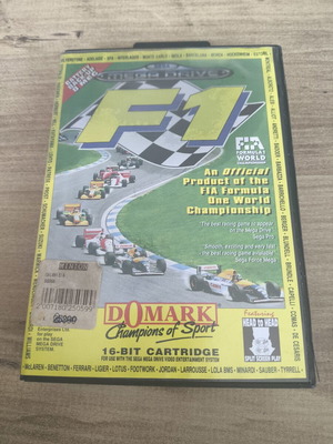 F1 Sega Mega Drive game used, complete