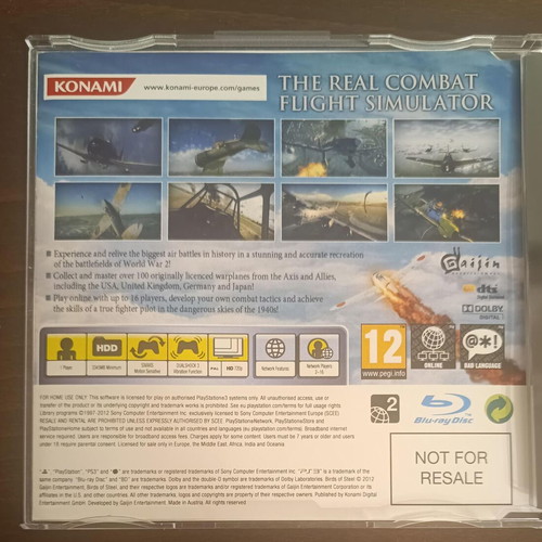 Birds of Steel PS3 new, Promo edition