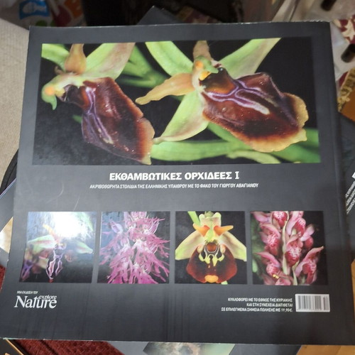 Stunning Orchids I book, Greek wildflowers