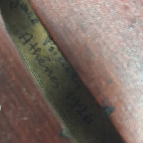 Violin Dimitrios Mourtzinos 1913 like new, collectible, historically documented