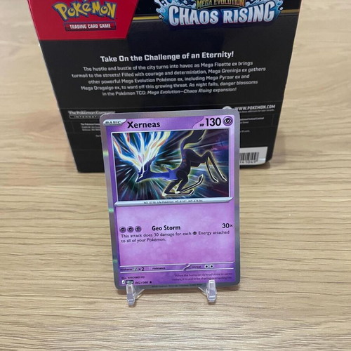 Xerneas 042/086 Holo Chaos Rising Mega Evolution card new