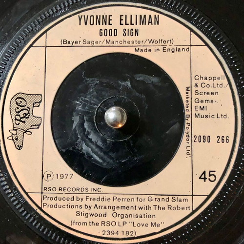 Yvonne Elliman If I Can't Have You vinyl used, 7", 45 RPM