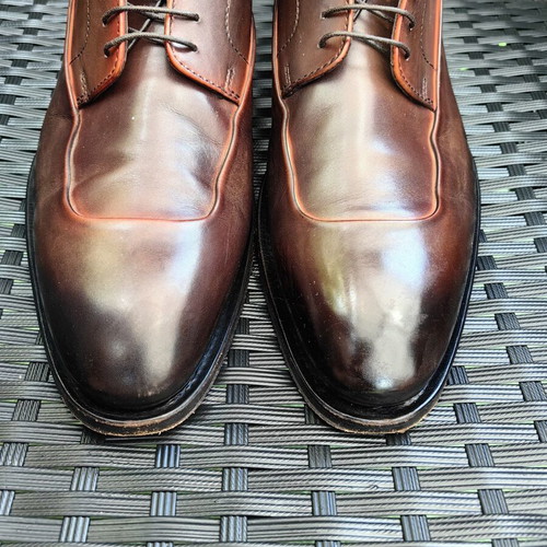 Santoni elegant shoes used, size 46, brown
