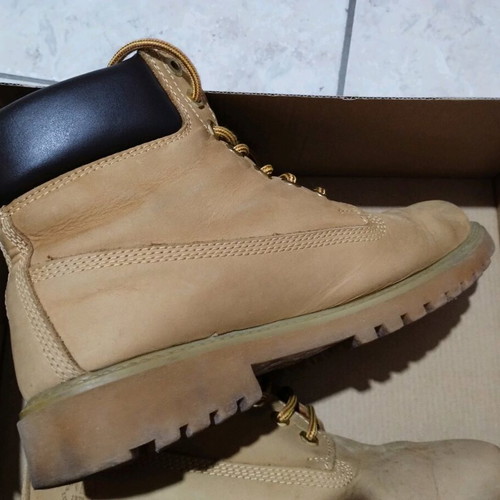 Lumberjack boots size 42 used, beige