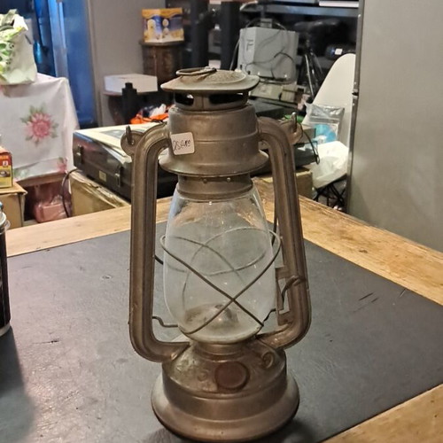 Oil lamp with wick used, good condition