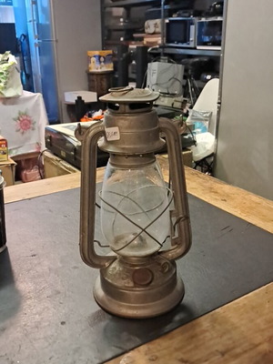 Oil lamp with wick used, good condition