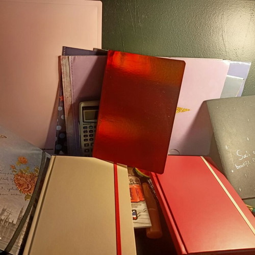 Office and school supplies set like new, over 35 pieces