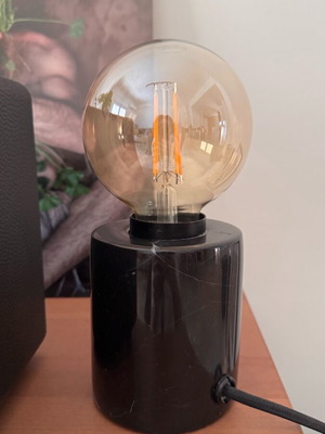 IKEA lamp marble black like new