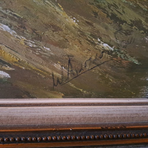 Anastasiadou Signed Painting 49x39 cm