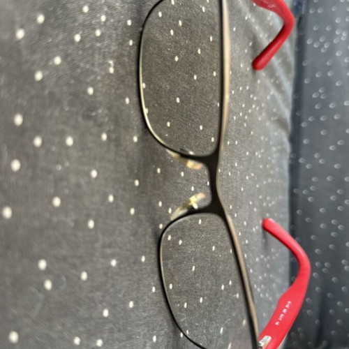 Ralph Lauren Prescription Glasses used, red, photochromic lenses