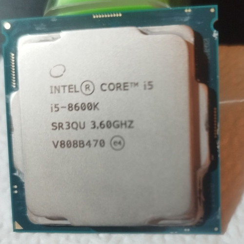 Intel Core i5 8600K used, light usage