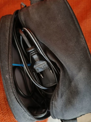 Sony digital video camera DCR-SR35E used with case