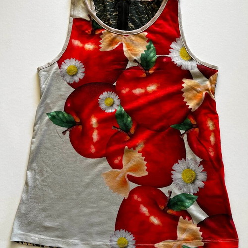Smash set with red apples and daisies medium used