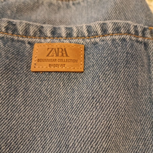 Zara Kids Baggy Jeans Unisex 13-14 Years 164 cm New Blue